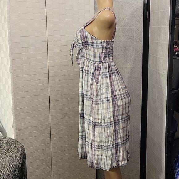 BRAND NEW COCO+JAMIESON GING-HAM  STRAPLESS  CUTOUT DESIGN DETAILS FRONT DRESS - Picture 7 of 15